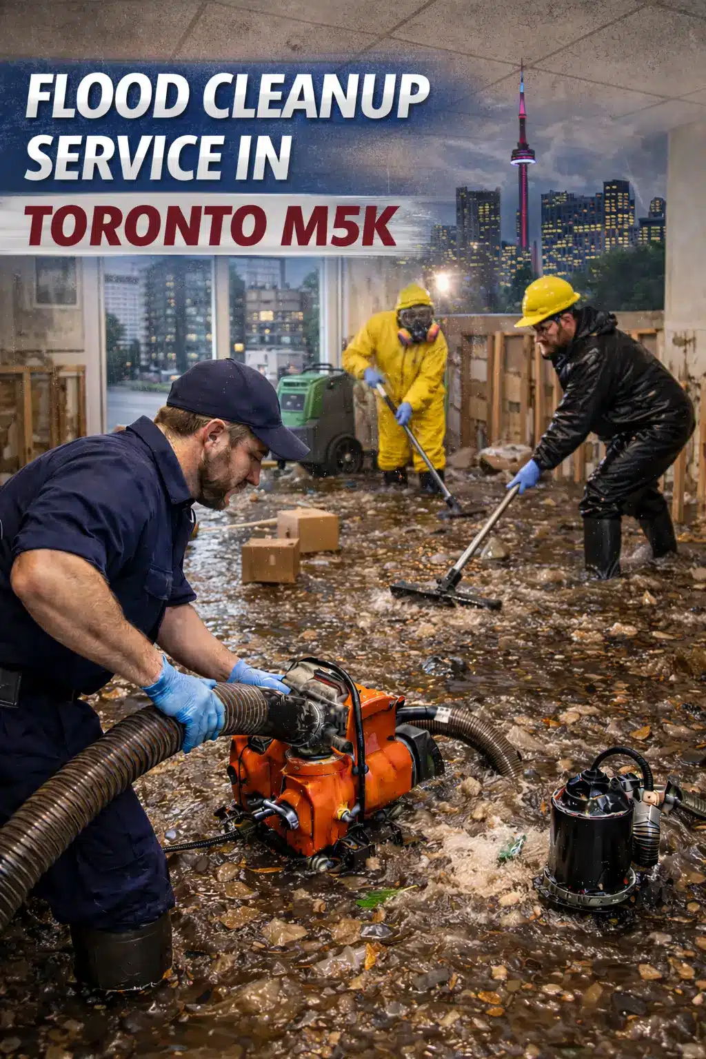 Flood Cleanup Service in Toronto M5K – 24/7 Emergency Service