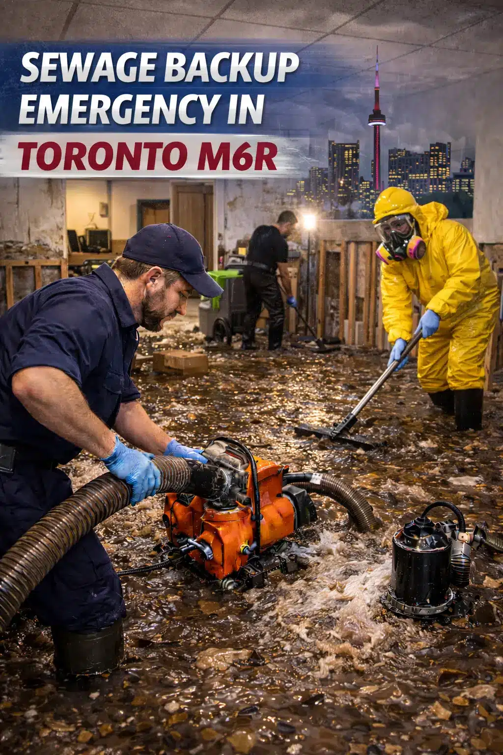 Sewage Backup Emergency in Toronto M6R