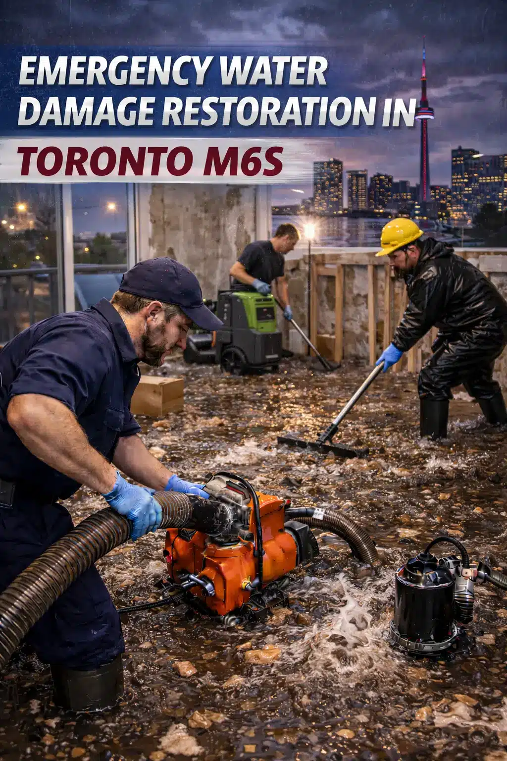 Emergency Water Damage Restoration in Toronto M6S