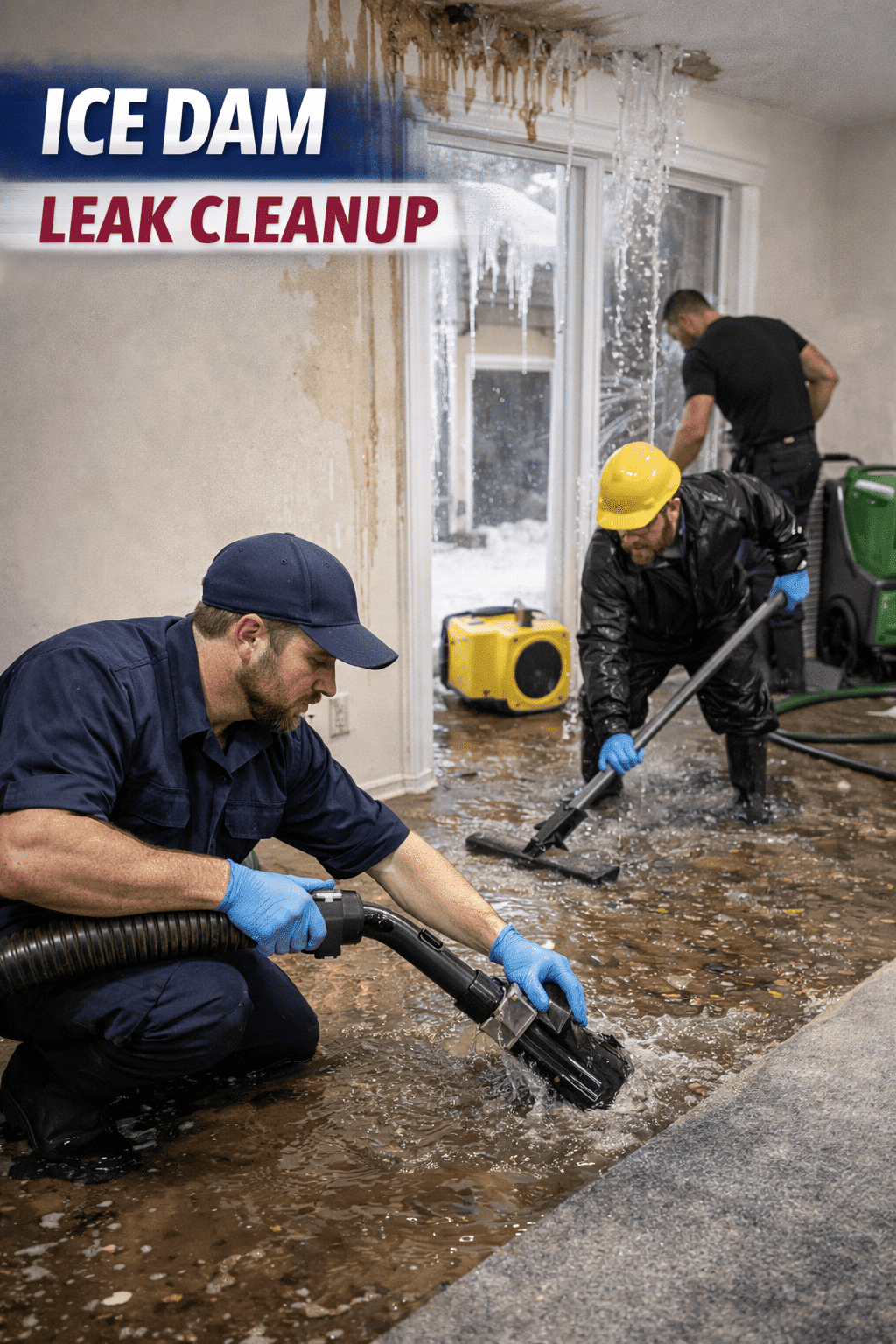 Ice Dam Leak Cleanup in Oakville L6J | 24/7 Removal Service