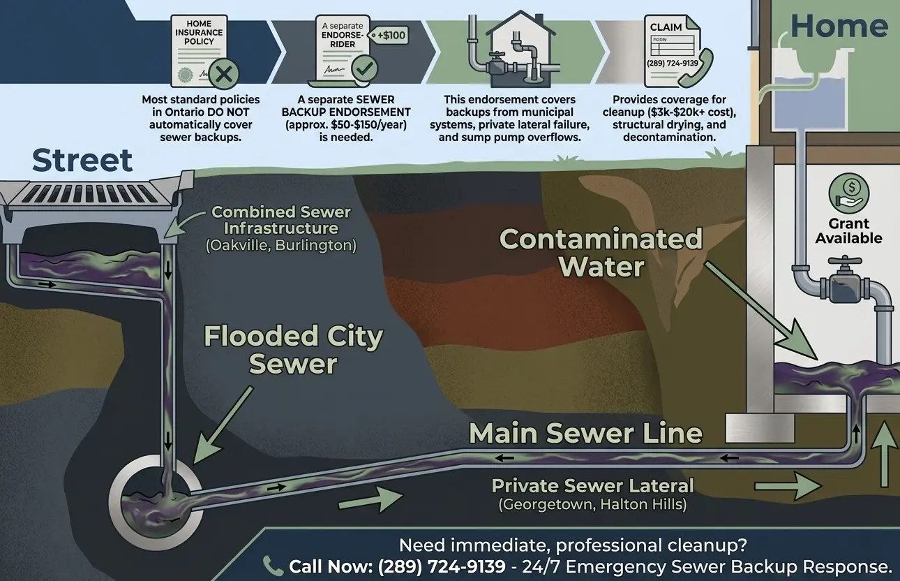 Sewer Backup Insurance Ontario — What’s Covered and What’s Not